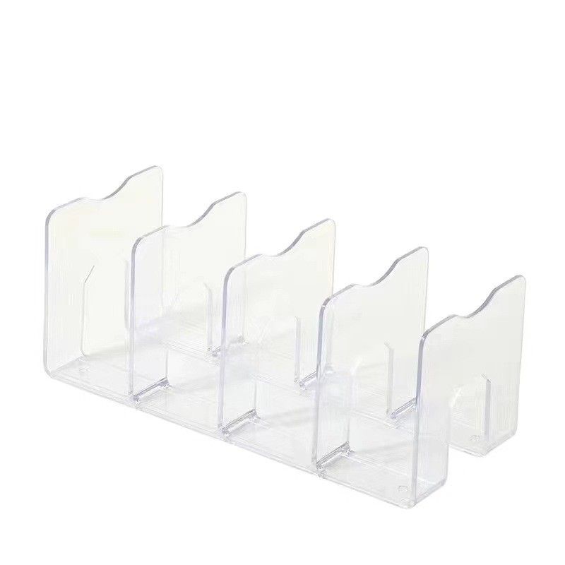  Giá Sách Để Bàn Trong Suốt Bằng Acrylic 4 Ngăn - Kệ Đựng Sách, Hộp Lưu Trữ Văn Phòng, Bán Buôn [GIAO HÀNG 2-10 NGÀY | SỈ TỪ 2 TRIỆU | CÓ THỂ IN LOGO] 