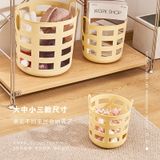  Giỏ Đựng Đồ Nhựa Để Bàn Phong Cách Kem Tùy Chỉnh [GIAO HÀNG 2-10 NGÀY | SỈ TỪ 2 TRIỆU | CÓ THỂ IN LOGO] 