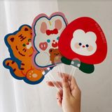  Bộ 30 Quạt Mini Di Động Họa Tiết Động Vật Dễ Thương - Lý Tưởng Cho Sinh Viên và Văn Phòng Mùa Hè 