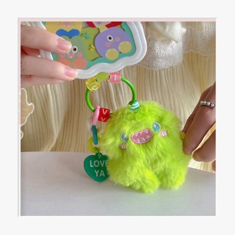  Classy Móc khóa búp bê lông siêu mịn, gắn túi xách, chìa khóa, laptop PK1502 