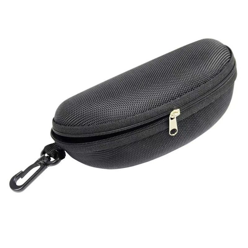  Hộp Kính Mắt Khóa Kéo Vải Oxford Màu Đen - Túi Đựng Kính Râm Chống Va Đập, Có Móc Treo, Bán Buôn [GIAO HÀNG 2-10 NGÀY | SỈ TỪ 2 TRIỆU | CÓ THỂ IN LOGO] 