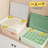  Hộp Nhựa PP Đựng Đồ Lót 3 Ngăn Có Nắp Màu Đỏ, Xanh, Xám - Hộp Phân Loại Quần Lót, Tất Gia Dụng, Vật Dụng Thần Kỳ Tủ Đồ [GIAO HÀNG 2-10 NGÀY | SỈ TỪ 2 TRIỆU | CÓ THỂ IN LOGO] 