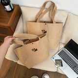  Túi Tote Giấy Kraft Hình Chó Con Dung Tích Lớn - Túi Xách Tay Phong Cách Hoạt Hình Đơn Giản, Nhiều Kích Cỡ [GIAO HÀNG 2-10 NGÀY | SỈ TỪ 2 TRIỆU | CÓ THỂ IN LOGO] 