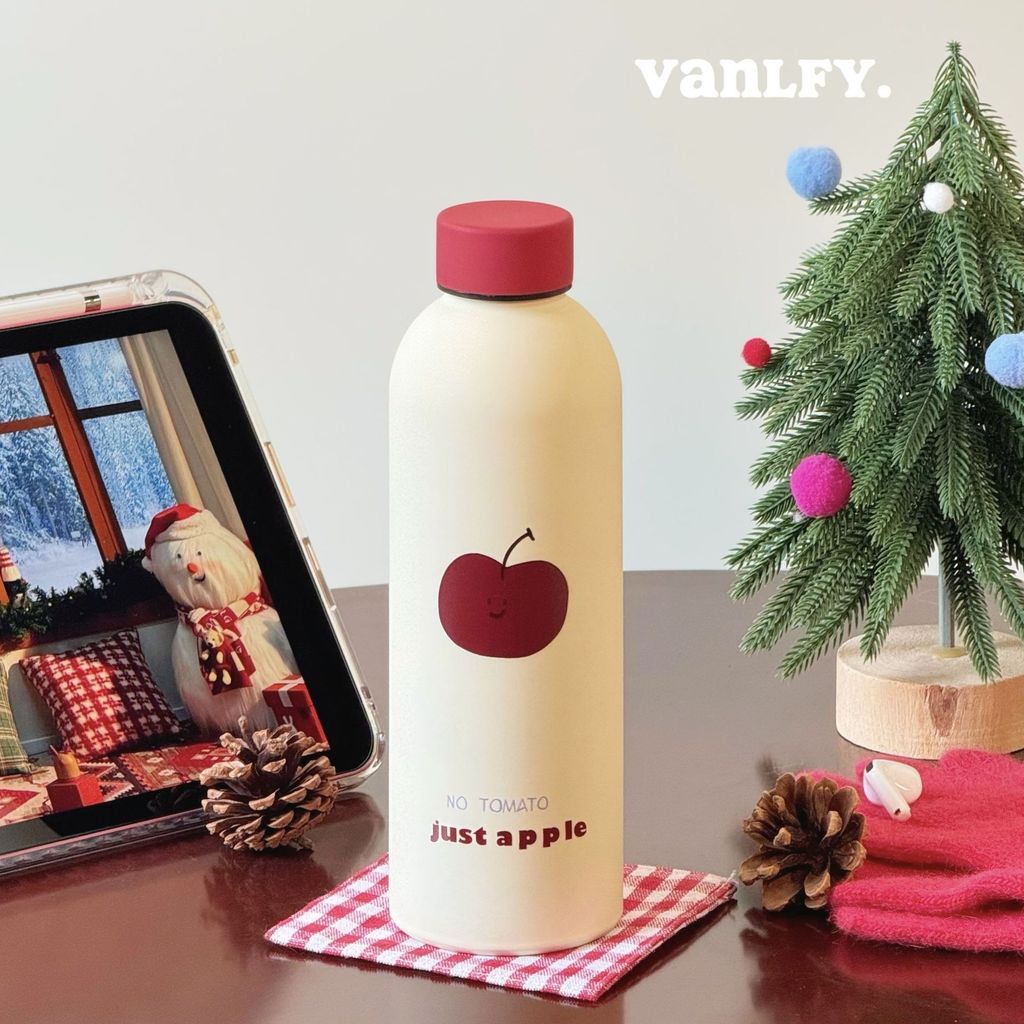  Bình giữ nhiệt kiểu chai rượu vang đỏ, tiện mang theo 