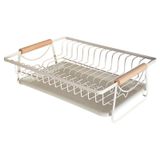  Giá Thoát Nước Bát Đũa Bằng Gỗ Màu Kem, Đen - Kệ Đựng Bát Đĩa Nhà Bếp, Rổ Đựng Đồ Ăn, Bồn Rửa Đa Năng [GIAO HÀNG 2-10 NGÀY | SỈ TỪ 2 TRIỆU | CÓ THỂ IN LOGO] 