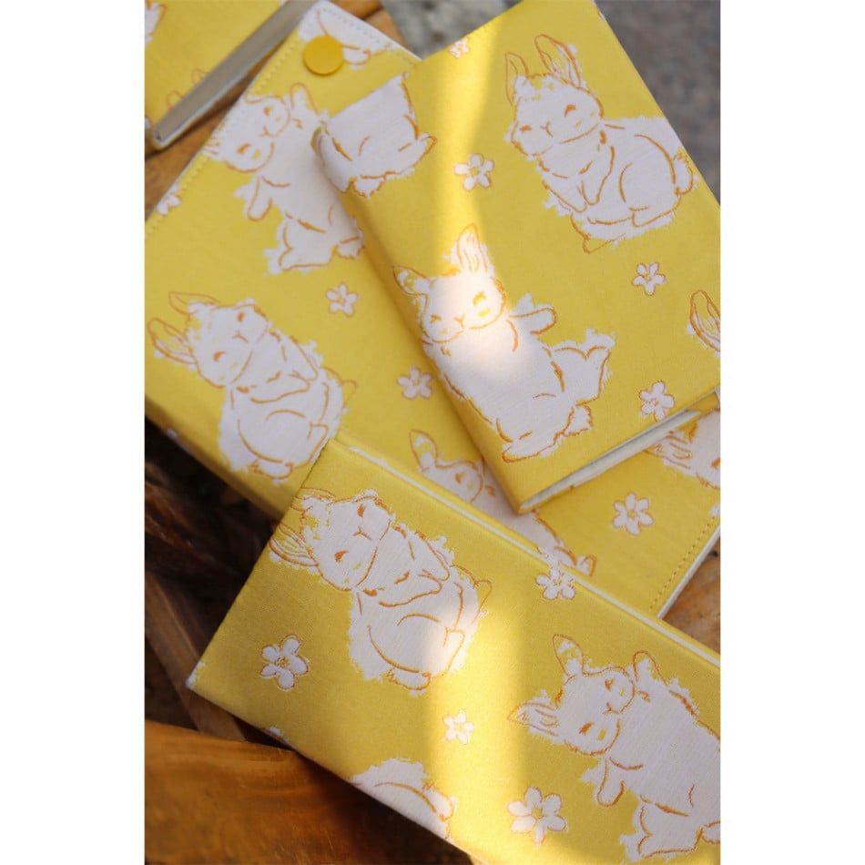  Áo bìa sổ tay vải hình thỏ dễ thương, quà tặng độc đáo cho tín đồ yêu thích! 