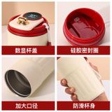  Cốc cà phê chân không đặt làm cốc giữ nhiệt thông minh bằng thép không gỉ 