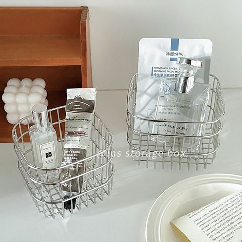  Giỏ Đựng Đồ Bằng Inox Hình Vuông - Rổ Đựng Mỹ Phẩm, Đồ Lặt Vật Để Bàn, Phong Cách Hiện Đại, Gia Dụng [GIAO HÀNG 2-10 NGÀY | SỈ TỪ 2 TRIỆU | CÓ THỂ IN LOGO] 