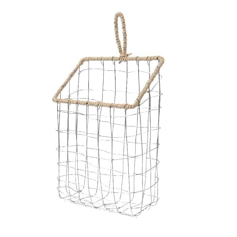  Giỏ Treo Tường Bằng Sắt Đan Đựng Đồ Nhà Bếp - Gia Dụng, Treo Đồ Tiện Lợi [GIAO HÀNG 2-10 NGÀY | SỈ TỪ 2 TRIỆU | CÓ THỂ IN LOGO] 