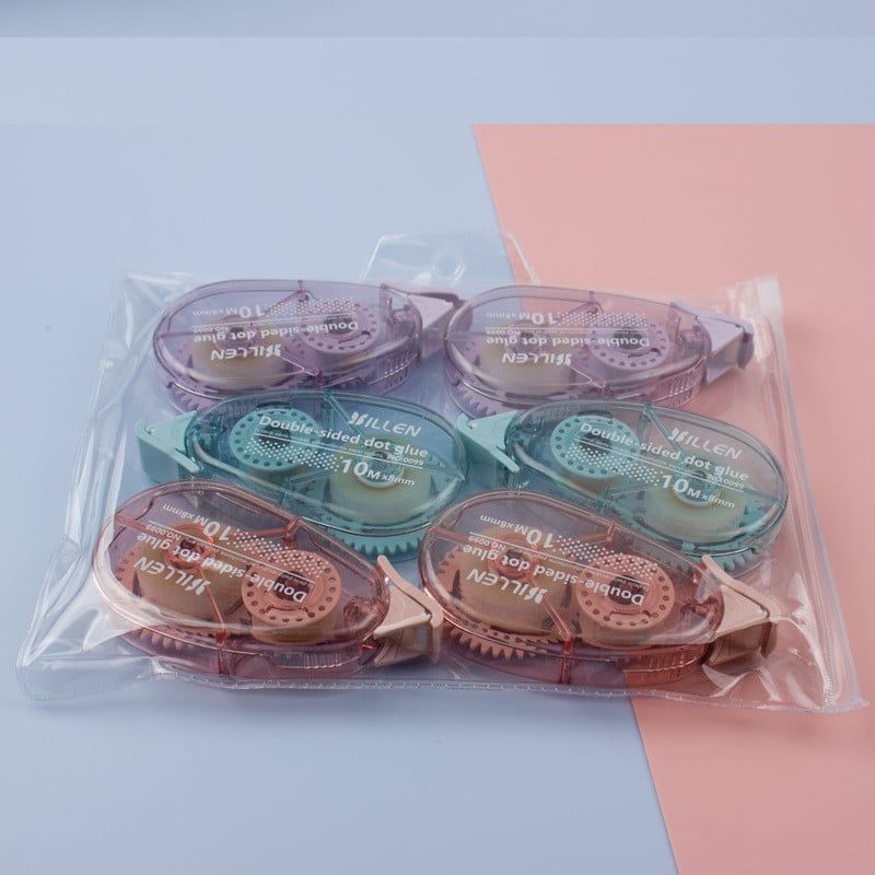 (HÀNG ĐẶT TRƯỚC) Set 10 Bút Xóa Kéo & Băng Keo Hai Mặt Chấm Cho Học Sinh Tiểu Học [GIAO HÀNG 2-10 NGÀY | SỈ TỪ 2 TRIỆU | CÓ THỂ IN LOGO] 