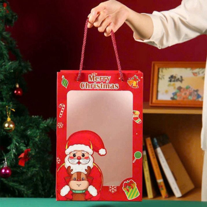  Túi giấy màu hồng, kích thước 25x15x35CM, lý tưởng cho quà tặng HoQ1404. 