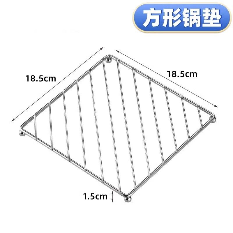  Tấm Lót Cách Nhiệt Chống Bỏng Bằng Inox - Lót Nồi, Bát Đĩa, Giá Hấp, Phụ Kiện Bếp Gia Dụng Dày Dặn [GIAO HÀNG 2-10 NGÀY | SỈ TỪ 2 TRIỆU | CÓ THỂ IN LOGO] 