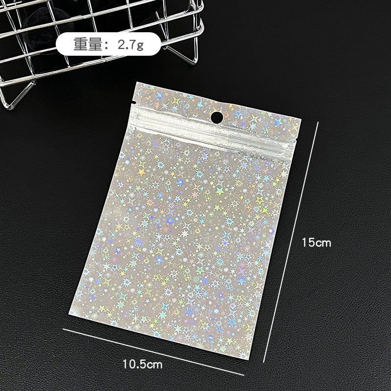  100 Túi ziplock hình sao cao cấp đựng thẻ – Niêm phong giá sỉ [GIAO HÀNG 2-10 NGÀY | SỈ TỪ 2 TRIỆU | CÓ THỂ IN LOGO] 