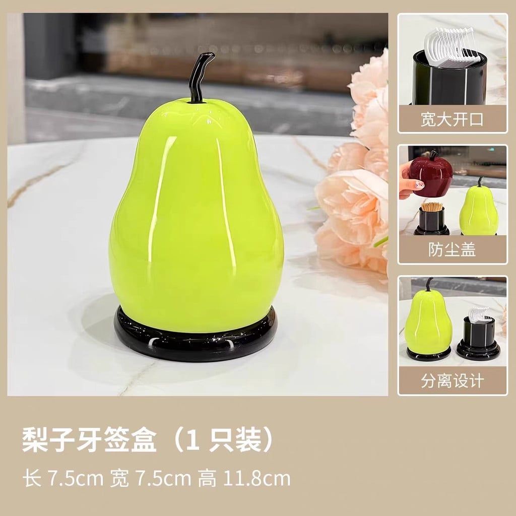  Hộp Đựng Tăm Hình Táo, Lê Cao Cấp Sáng Tạo Đáng Yêu Gia Dụng [GIAO HÀNG 2-10 NGÀY | SỈ TỪ 2 TRIỆU | CÓ THỂ IN LOGO] 