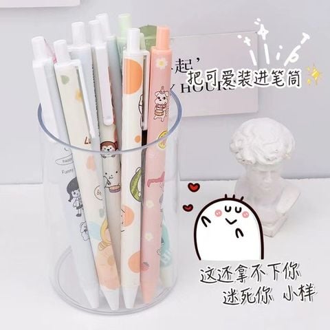  Hộp Đựng Bút Acrylic Trong Suốt Hình Tròn - Ống Đựng Bút Đơn Giản, Văn Phòng Phẩm Giá Trị Cao Cho Học Sinh, Bàn Làm Việc [GIAO HÀNG 2-10 NGÀY | SỈ TỪ 2 TRIỆU | CÓ THỂ IN LOGO] 