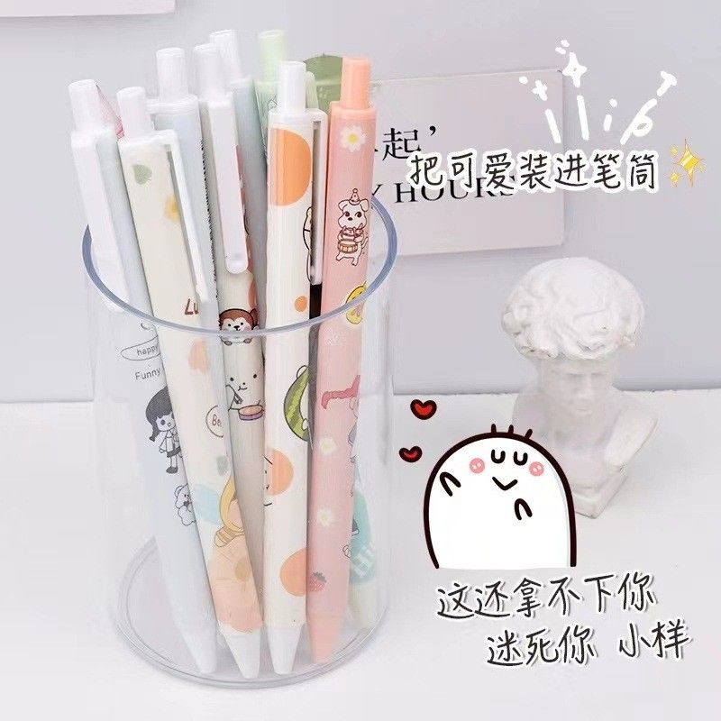  Hộp Đựng Bút Acrylic Trong Suốt Hình Tròn - Ống Đựng Bút Đơn Giản, Văn Phòng Phẩm Giá Trị Cao Cho Học Sinh, Bàn Làm Việc [GIAO HÀNG 2-10 NGÀY | SỈ TỪ 2 TRIỆU | CÓ THỂ IN LOGO] 