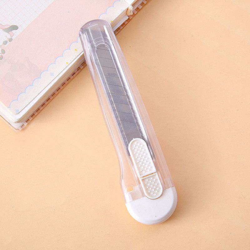 Dao Cắt Giấy Tháo Rời Nhanh Trong Suốt - Dao Tiện Ích Phong Cách Đơn Giản Dành Cho Sinh Viên [GIAO HÀNG 2-10 NGÀY | SỈ TỪ 2 TRIỆU | CÓ THỂ IN LOGO] 