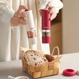  Máy Xay Tiêu Muối Điện Cầm Tay Gia Vị Nhà Bếp - Xay Hạt Tiêu Đen, Muối Biển, Có Thể Điều Chỉnh Độ Mịn [GIAO HÀNG 2-10 NGÀY | SỈ TỪ 2 TRIỆU | CÓ THỂ IN LOGO] 