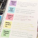  Hộp 12 tệp Giấy Ghi Chú Màu Có Thể Xé Dính - Note Pad Nhiều Màu, Phong Cách Morandi, Văn Phòng Phẩm Học Tập [GIAO HÀNG 2-10 NGÀY | SỈ TỪ 2 TRIỆU | CÓ THỂ IN LOGO] 
