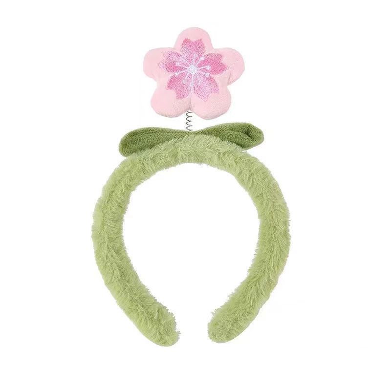  Bờm Tóc Hoa Đào Dễ Thương Kẹp Tóc Rửa Mặt Sang Trọng [GIAO HÀNG 2-10 NGÀY | SỈ TỪ 2 TRIỆU | CÓ THỂ IN LOGO] 