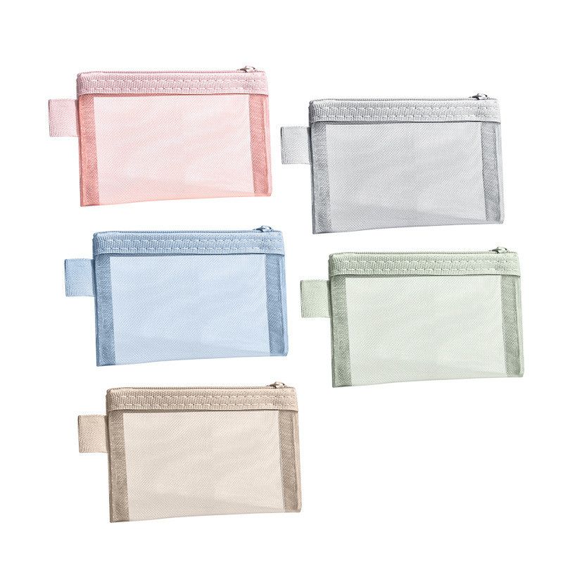  Túi Đựng Bút Lưới Nylon Nhiều Màu - Hộp Bút Dung Tích Lớn, Văn Phòng Phẩm Đơn Giản, Dùng Cho Kỳ Thi Học Sinh [GIAO HÀNG 2-10 NGÀY | SỈ TỪ 2 TRIỆU | CÓ THỂ IN LOGO] 