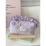  Túi Đựng Mỹ Phẩm Viền Hoa Quả Mọng Xách Tay Du Lịch Cao Cấp [GIAO HÀNG 2-10 NGÀY | SỈ TỪ 2 TRIỆU | CÓ THỂ IN LOGO] 