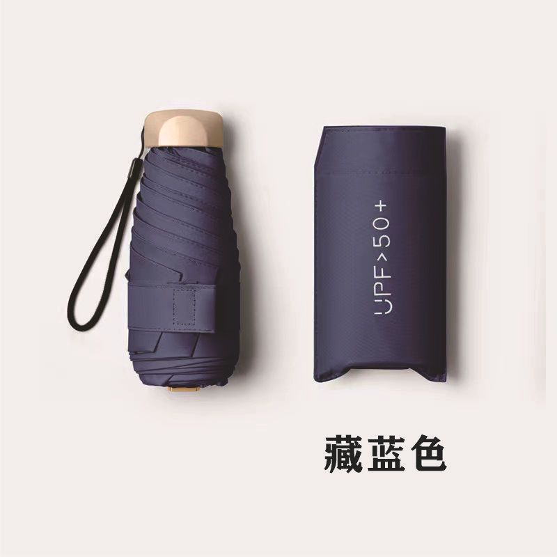  Ô Dù Gấp 5 Lần Nhỏ Gọn Kèm Túi - Dù Che Mưa, Chống Nắng UPF Cao, Siêu Nhẹ, Quà Tặng Doanh Nghiệp [GIAO HÀNG 2-10 NGÀY | SỈ TỪ 2 TRIỆU | CÓ THỂ IN LOGO] 
