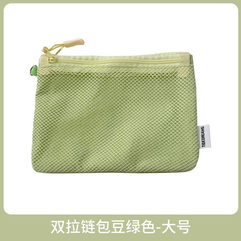  Túi Lưu Trữ Lưới Khóa Kéo Hai Lớp Đựng Tai Nghe, Tiền Lẻ [GIAO HÀNG 2-10 NGÀY | SỈ TỪ 2 TRIỆU | CÓ THỂ IN LOGO] 