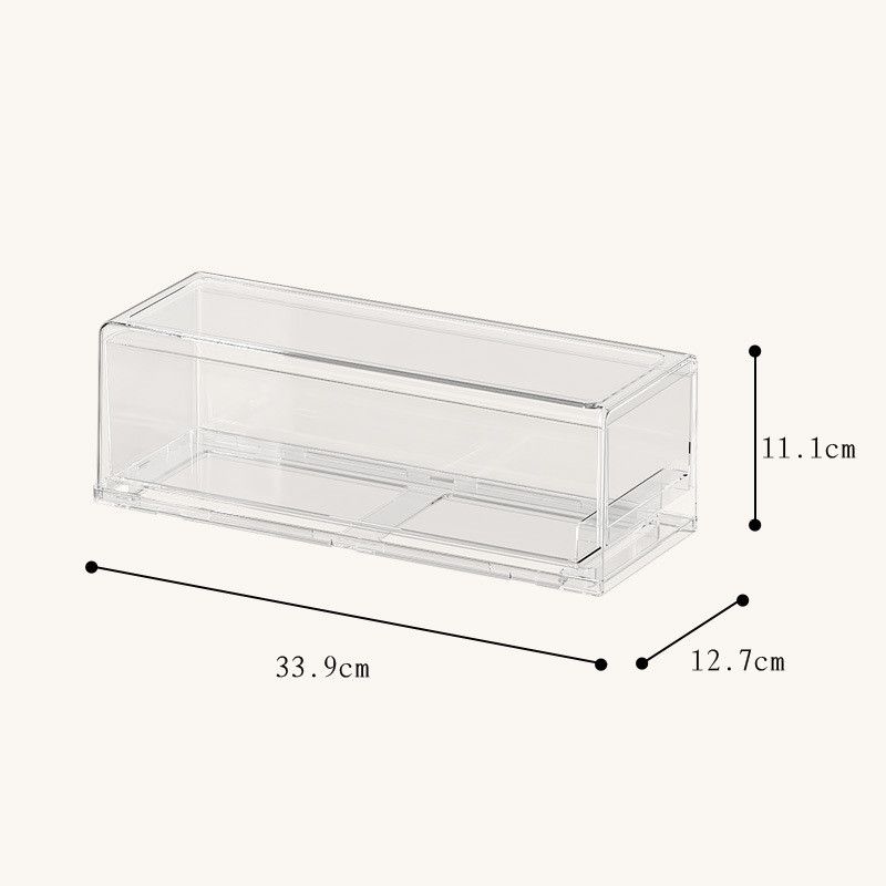  Hộp Đựng Mỹ Phẩm Trong Suốt Có Ngăn Kéo - Kệ Trang Điểm Để Bàn, Tủ Gương, Đựng Phấn Mắt, Phấn Phủ, Son Môi [GIAO HÀNG 2-10 NGÀY | SỈ TỪ 2 TRIỆU | CÓ THỂ IN LOGO] 