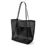 Túi Lưới Nylon Gấp Gọn Đi Biển - Túi Xách Tay, Túi Đeo Chéo Mùa Hè Dành Cho Nữ, Phụ Kiện Du Lịch Ngoài Trời [GIAO HÀNG 2-10 NGÀY | SỈ TỪ 2 TRIỆU | CÓ THỂ IN LOGO] 