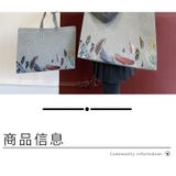 Túi vải không dệt cao cấp túi tote cửa hàng quần áo đựng quần áo phụ nữ in logo bán buôn 