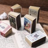  ```Khám Phá Set 10 Hộp Giấy Kraft Mini Retro Ghi Chú Có Thể Xé, Tiện Lợi Mang Theo``` 