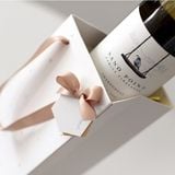  Túi xách ngoại thương túi rượu vang đỏ đơn đôi thẻ đen trắng túi giấy rượu vang sáng tạo in logo 