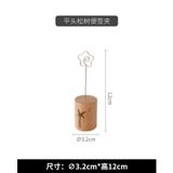  Giá Đỡ Ghi Chú Gỗ Nhật Bản - Bộ 5 Kẹp Tin Nhắn Sáng Tạo, Phong Cách Sang Trọng! 