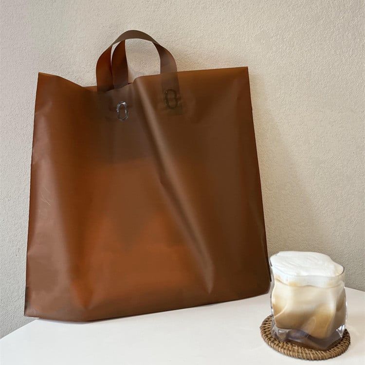  Túi nhựa mờ cao cấp in logo, túi packaging shop thời trang 