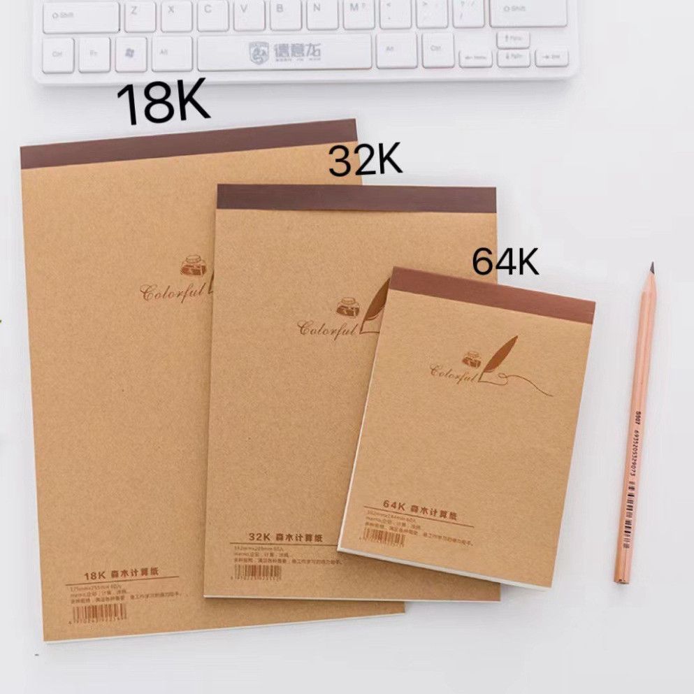  Combo 10 Sổ Nháp Giấy Vẽ Ghi Chú Có Thể Xé Rời - Note Pad Dày Trống 60 Tờ, Dùng Cho Học Sinh, Văn Phòng Phẩm Xuất Khẩu [GIAO HÀNG 2-10 NGÀY | SỈ TỪ 2 TRIỆU | CÓ THỂ IN LOGO] 