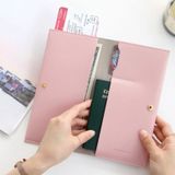  “(ĐẶT TRƯỚC) Bộ 5 Bao Bì Hộ Chiếu Da PU Chất Lượng Cao, Có In Logo, Tiện Dụng Cho Du Lịch” 