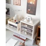  Hộp đồ văn phòng bằng acrylic trong suốt ngăn kéo tiện ích để bàn thiết kế hiện đại 