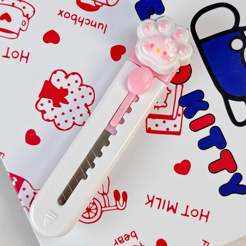  (HÀNG ORDER) 20 Dao Tiện Ích Vuốt Mèo Dễ Thương Cắt Giấy Tháo Rời [GIAO HÀNG 2-10 NGÀY | SỈ TỪ 2 TRIỆU | CÓ THỂ IN LOGO] 