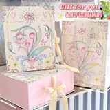  Hộp quà ruy băng hoa tulip cao cấp hộp quà tặng lễ tình nhân 