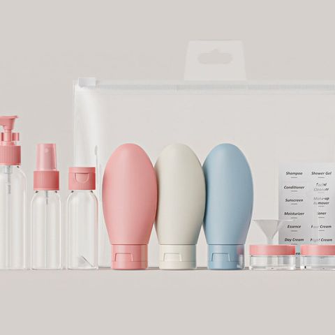  (HÀNG ĐẶT TRƯỚC) 2 Bộ Đồ Du Lịch Đóng Gói Mỹ Phẩm Màu Bắc Âu Chai Xịt Kem Dưỡng Da Mặt Chai Sữa Tắm Dầu 