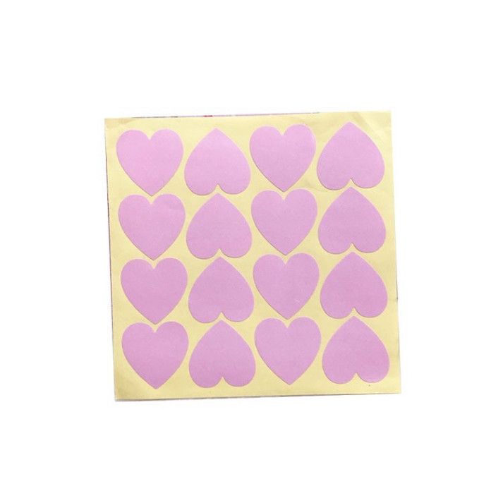  ```Bộ 6 Set 16 Tem Trái Tim Dễ Thương Dùng Cho Bánh Handmade và Quà Tặng, Thiệp, Túi Giấy Q680``` 