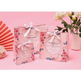  Túi giấy sang trọng in hoa hồng, kèm nơ ruy băng – Mẫu Q1546 