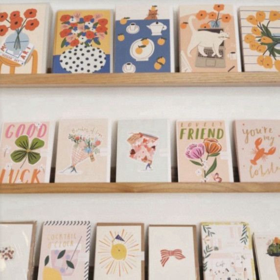  Thiệp vintage kèm phong bì, kích thước 115 x 82 mm - Classy Q1799 