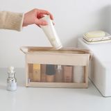  Túi Mỹ Phẩm Du Lịch Phong Cách Hàn Quốc Dạng Lưới Dung Tích Lớn [GIAO HÀNG 2-10 NGÀY | SỈ TỪ 2 TRIỆU | CÓ THỂ IN LOGO] 