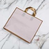  Túi Nhựa Tote Trong Suốt Mờ Tùy Chỉnh Logo Cho Shop Quần Áo Trẻ Em Phụ Nữ 
