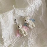  5 Chuỗi Điện Thoại Mini Angel Bear Trái Tim Màu Hồng, Xanh [GIAO HÀNG 2-10 NGÀY | SỈ TỪ 2 TRIỆU | CÓ THỂ IN LOGO] 