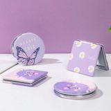  Gương trang điểm mini Classy xách tay hai mặt, thiết kế dễ thương phong cách Hàn Quốc, gương hoạt hình PK57. 