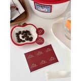  Hình dán nhỏ hình tròn merry christmas kiểu cổ điển nhãn dán niêm phong gói quà 