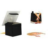  Q962 Hộp bánh ngọt, hộp kẹo , hôp quà tặng cầm tay mũ cử nhân ba chiều 